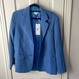 Blue SNDYS blazer. Never worn with tags.